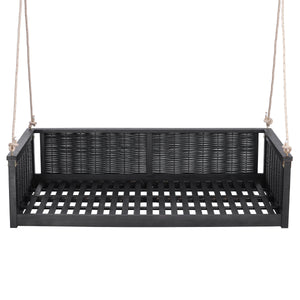 TOPMAX Outdoor Classic Solid Wood Twin Size Swing Bed