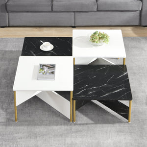 Modern Nesting Coffee Tables Set of 4