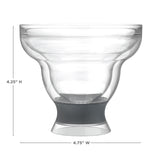 Margarita FREEZE™ Cooling Cups – Set of 2 Insulated Stemless Margarita Glasses (12 oz)