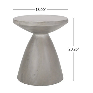 Outdoor / Indoor Lightweight Concrete Side Table