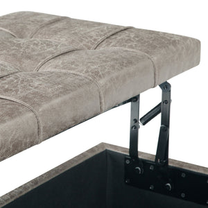 Harrison - Upholstered Coffee Table Storage Ottoman