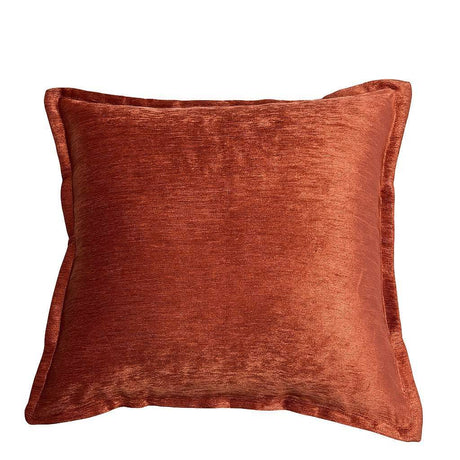 Rose Copper Velvet Accent Pillow