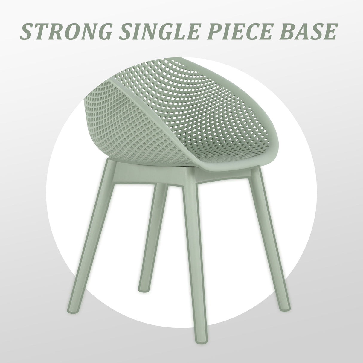 Modern Lounge Chair Set With Round Table