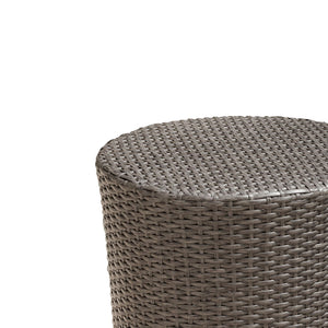Keaton - Barrel Side Table - Gray