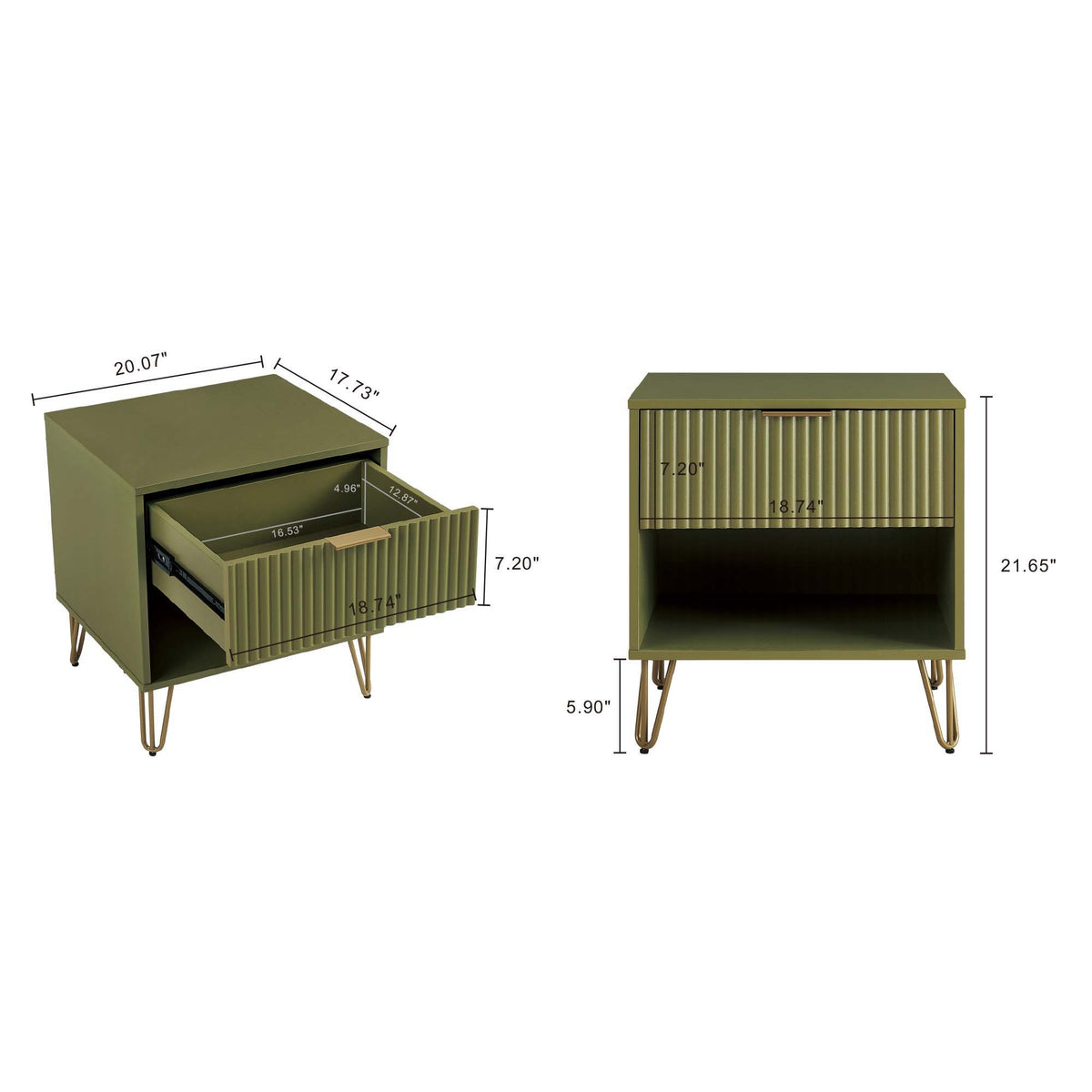 Dumbo - Modern Nightstand