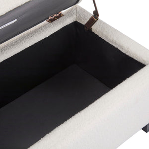Storage Ottoman With Flip Top Lid