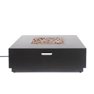 Modern Square Fire Pit With 50, 000 Btu