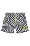 WeSC Men's Zack Warp All Over Print Shorts - Black