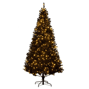 HOMCOM 7.5' Tall Prelit Christmas Tree