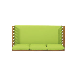 Claremont 3 Seater Daybed Teak Acacia Wood Water Resistant Cushions