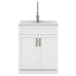 Hennessy - Deluxe Laundry Utility Sink And Cabinet