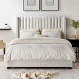 The Sørheim™ Corduroy Upholstered Bed-Full Size
