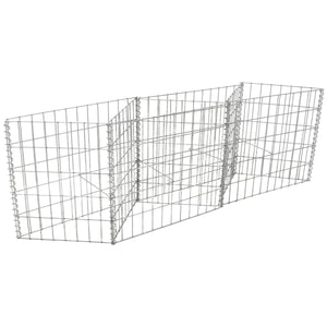 Galvanized Steel Gabion Basket with 3 Compartments