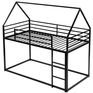 House Bunk Bed With Built In Ladder