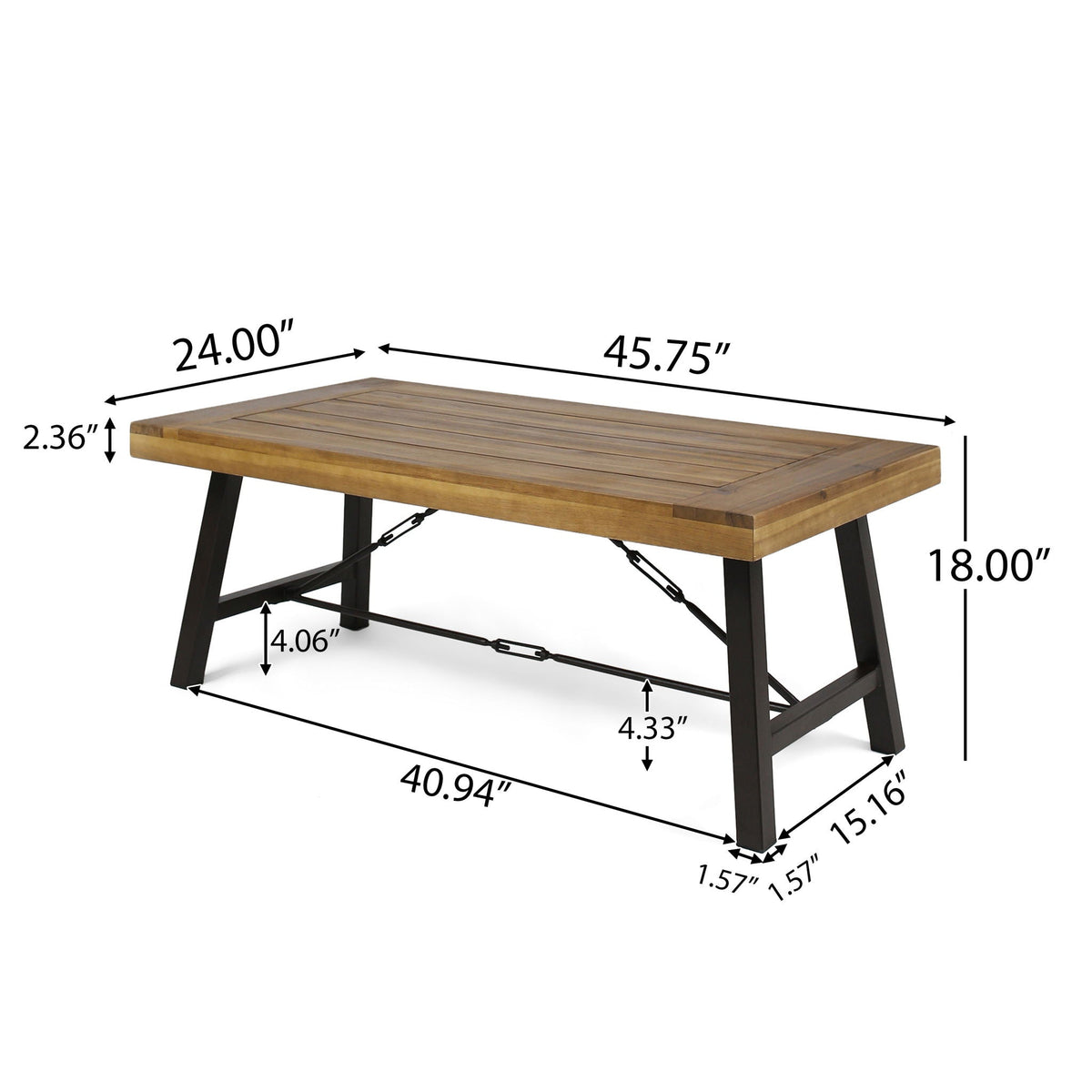 Outdoor Coffee Table - Teak