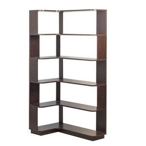 L-Shaped Corner Bookshelf
