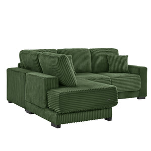 93" Sectional Sofa, L Shaped Sofa Couch