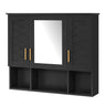 Modern Wall Mounted Medicine Cabinet with Adjustable Shelves and Soft Close Doors