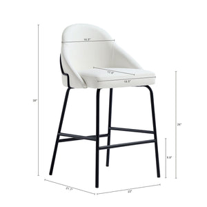Gracie - Upholstered Counter Stool