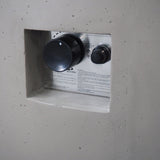 Light Grey Magnesium Oxide 31' Round Fire Pit with 40,000 BTU for Patio Use