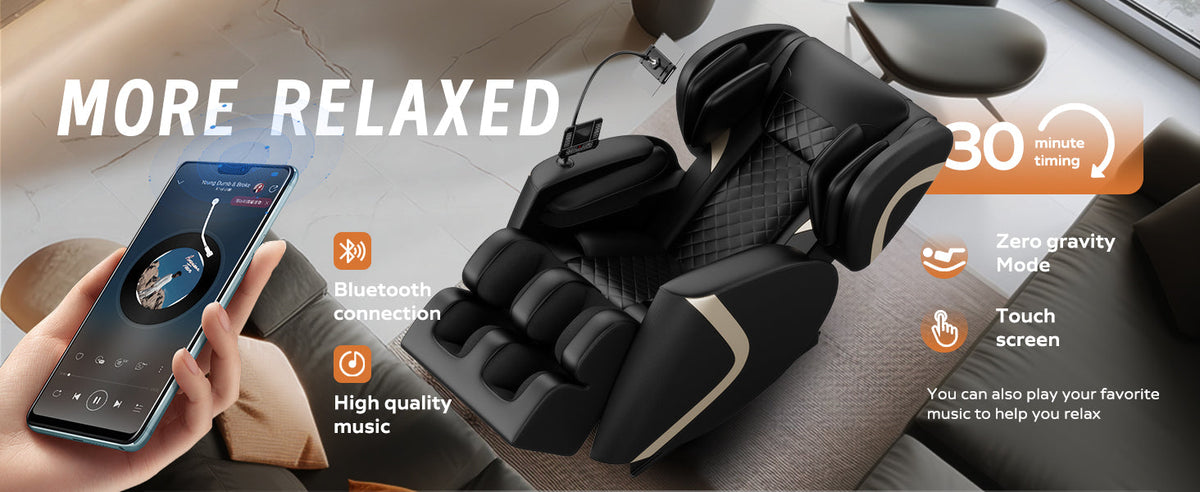 Massage Chair Recliner with Zero Gravity and Full Body Air Pressure