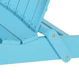 Malibu adirondack chair- teal by christopher knight home