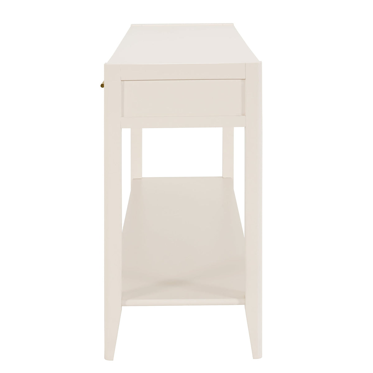 U Style 60" Painted Console Table with 3 Drawers