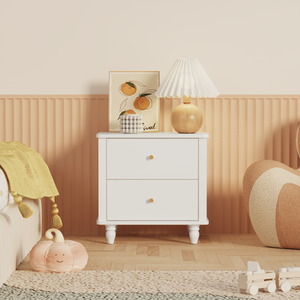 Modern 2-Drawer Nightstand