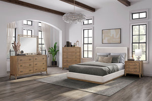 6 Drawer Dresser - Latte