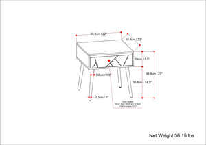 Jager - Side Table - Natural