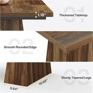 Executive Desk, Workstation With Double Trapezoid Base
