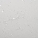 Claremont 3-Seater Daybed with Rattan Arms, Light Grey Cushion, Acacia Wood Frame