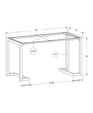 Accent Console Table For Entryway Contemporary - Black