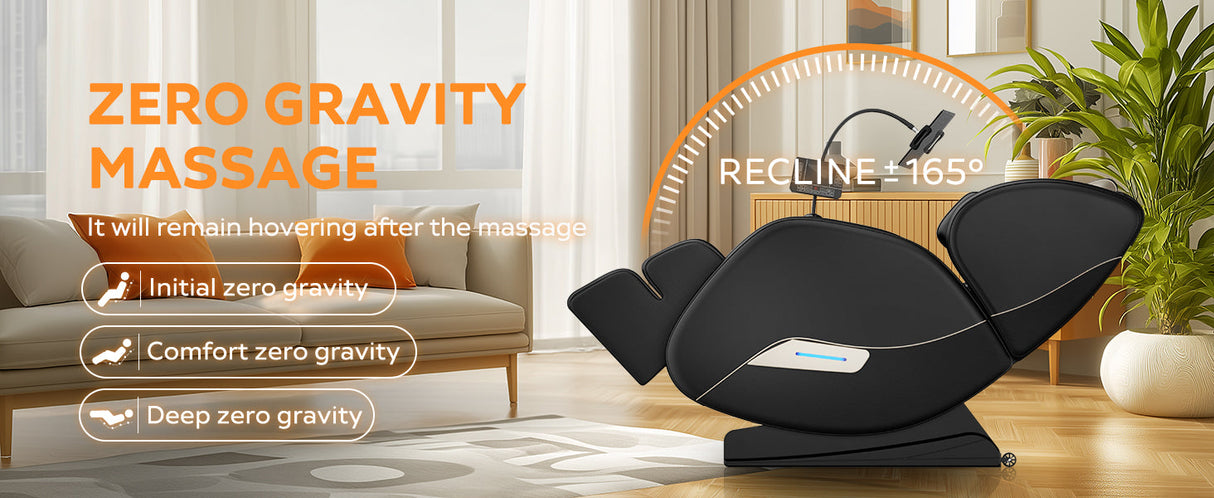 2024 Massage Chair Recliner with Zero Gravity & Full Body Air Pressure