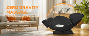 2024 Massage Chair Recliner with Zero Gravity & Full Body Air Pressure
