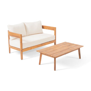 Brooklyn Loveseat and Coffee Table Set for Living Room