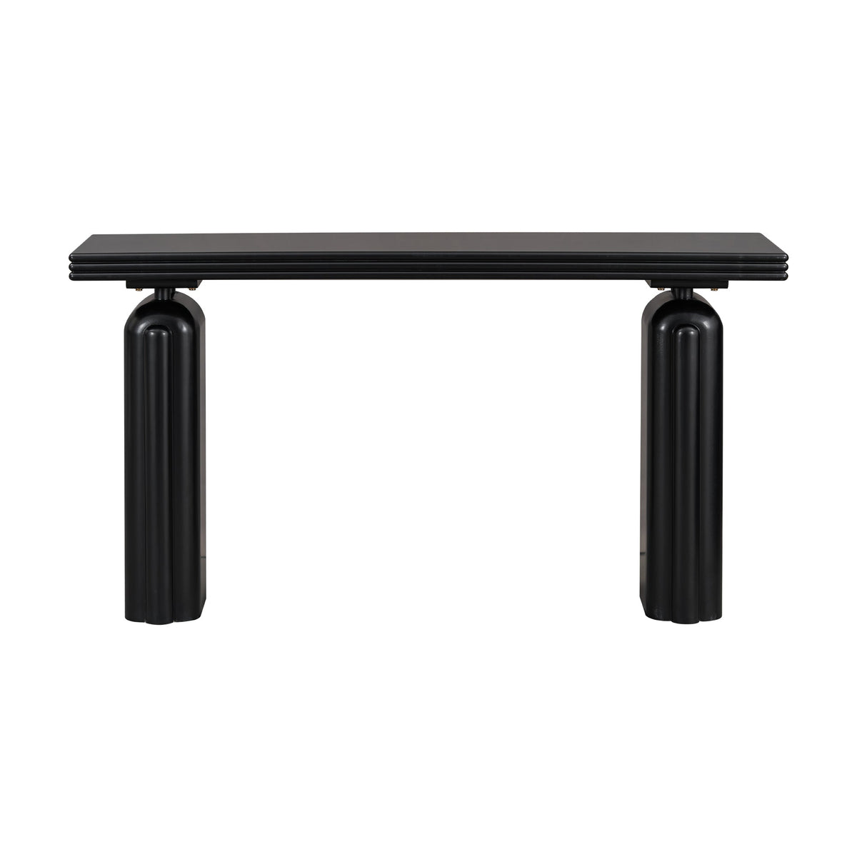 U_STYLE Chic Acacia Veneer Console Table