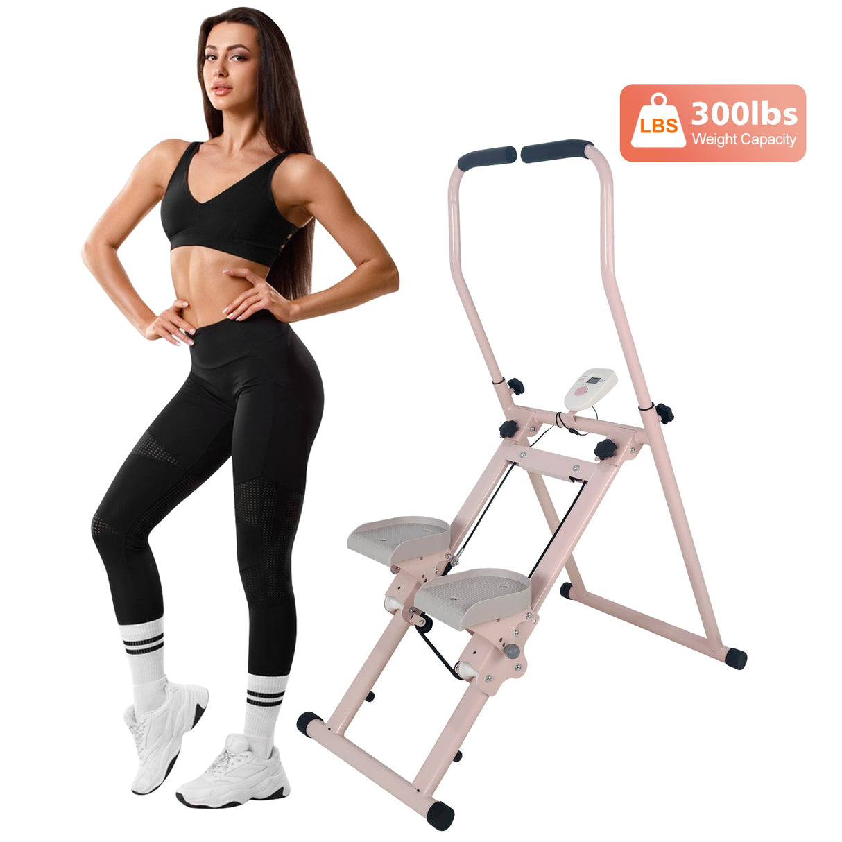 Stair Stepper Folding Vertical Cardio Exercise Climber