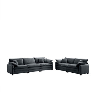 Family Sofa Set - Deep Seat Sofa for Home Cinema and Living Room