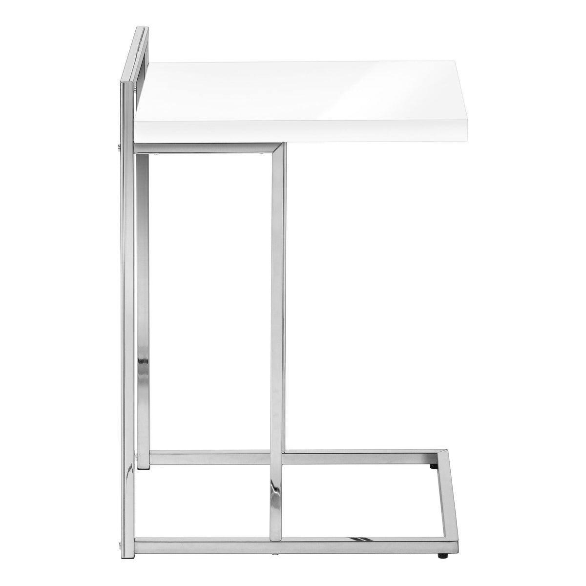 Accent Table, C-Shaped, Contemporary & Modern