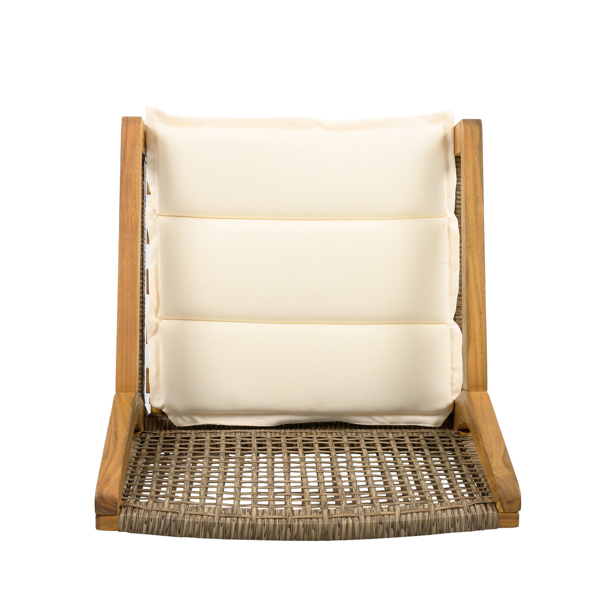 Outdoor Dining Set – Acacia Wood Hermosa Table & Wicker Chairs