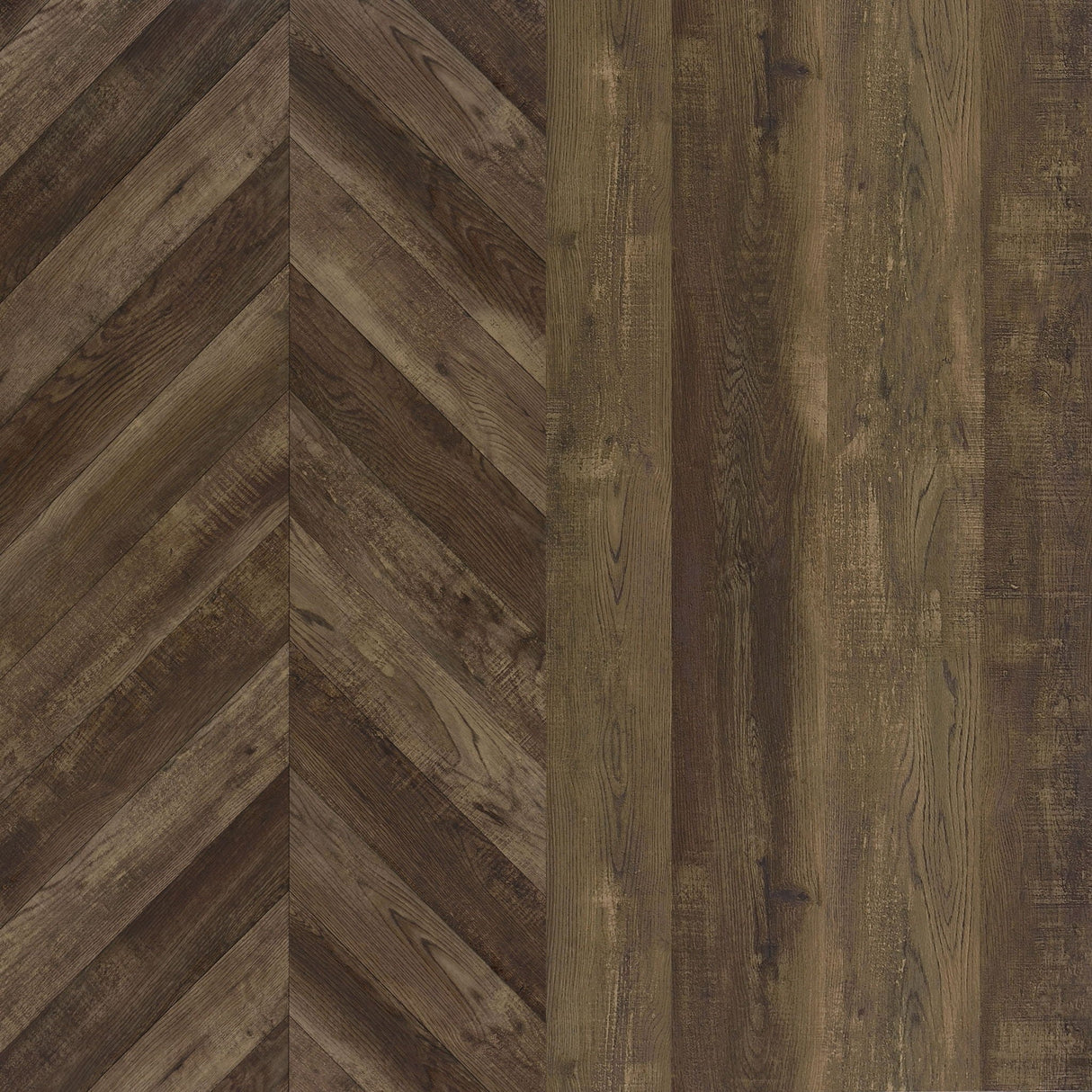 Chase - 2 Door Console With Herringbone Design - Oak