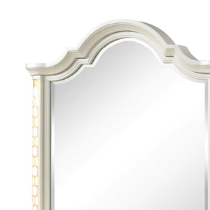 Jasmine - Mirror With Side LED Lightning (Includes Only Mirror) - Beige