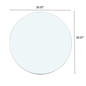 Round Tempered Glass Table Top