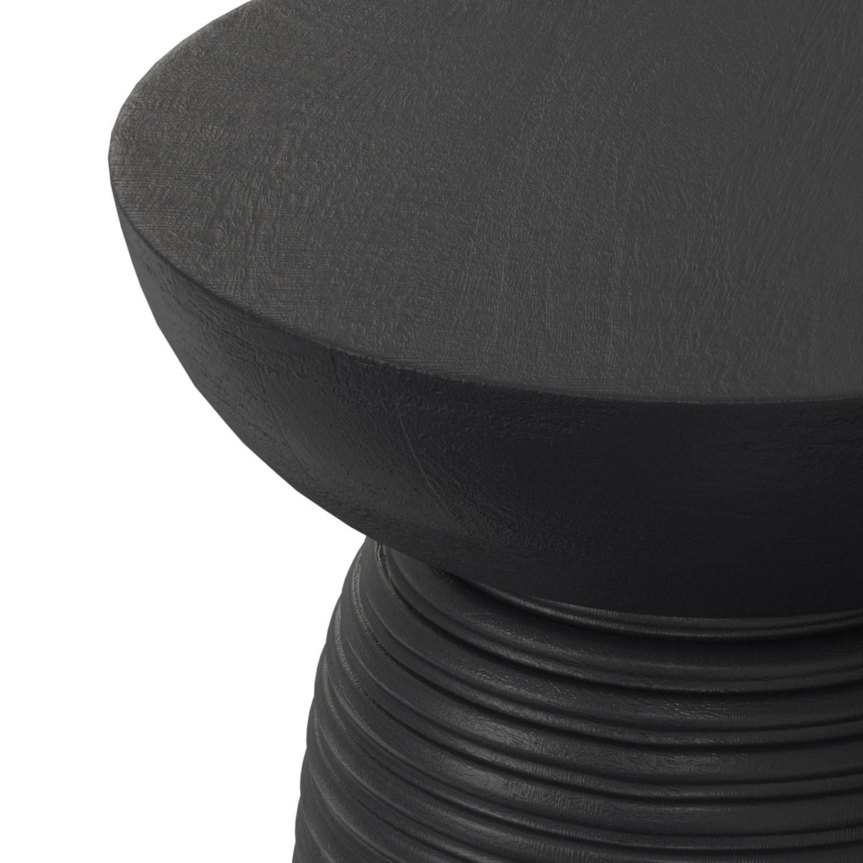 Boyd - Ribbed Accent Table - Black