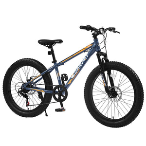 Elecony 24 Inch Fat Tire Mountain Bike