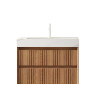 Tilley 30" Bathroom Vanity & Sink with 2 Drawers