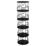Rotating Bookshelf Tower 5 Tier Spinning 360 Degree Revolving Storage Shelf