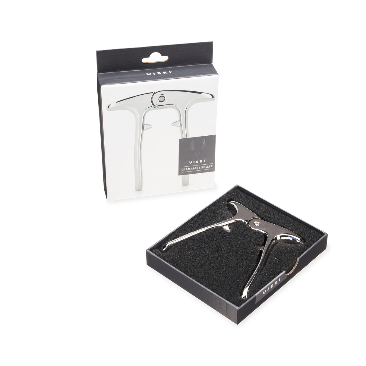 Harrison Champagne Puller in Silver Viski®