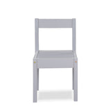 Gibson 3-Piece Dry Erase Kids Table & Two Chair Set, Gray